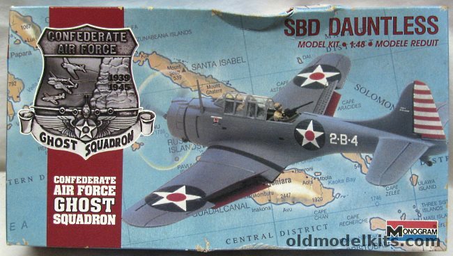 Monogram 1/48 Douglas Dauntless SBD - Ghost Squadron Issue, 5212 plastic model kit